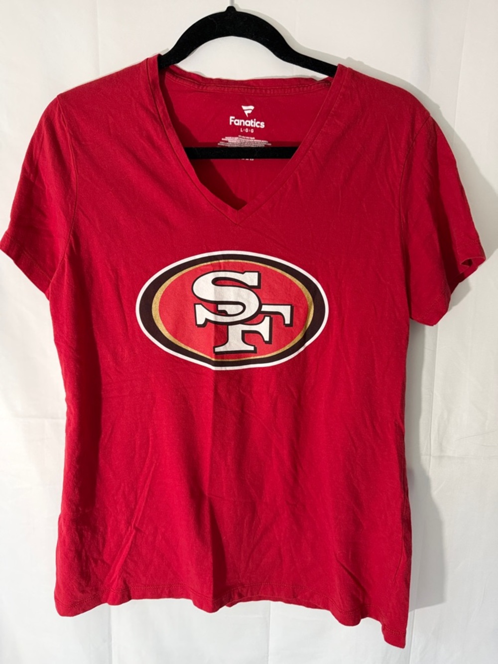 Fanatics Red SF 49ers Logo tshirt